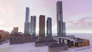 Canary wharf Buildings Towers Residences and Hotels [upl. by Nomis]