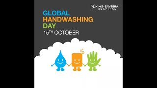 Global Handwashing Day  KIMSSaveera Hospital [upl. by Proulx545]