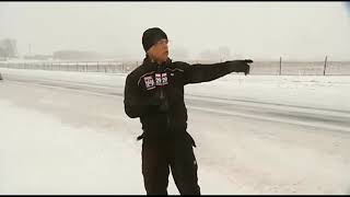 Philadelphia reporter hit by snow from plow on live TV [upl. by Aloise]