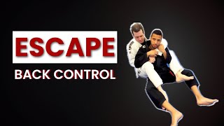 ESCAPE from BACK CONTROL ✅ BRAZILIAN JIUJITSU FUNDAMENTALS [upl. by Latsyrd]