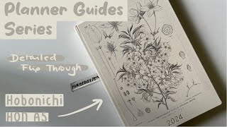 Hobonichi Techo Hon A5  Detailed Planner Flip Through  Planner Guides Series [upl. by Enalb]