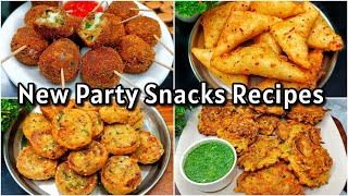 4 Easy Snacks Recipes  New Party Snacks Recipes New Recipe  Potato Snacks  Evening Snacks [upl. by Ydor]