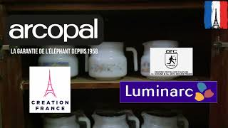 Arcopal and Luminarc 🇨🇵 Coffee Pot 19802000 luminarc arcopal luminarcpot arcfrance arcuisine [upl. by Ellekim]