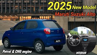 2025 New Model Alto VXI Petrol amp CNG Features Performance Mileage Price Review car automobile [upl. by Aneehta]