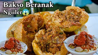 BAKSO BERANAK JUMBO SAMBAL MERCON  SURGA ITU JAJAN [upl. by Leiuqeze771]