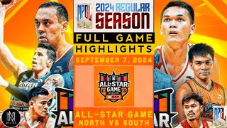 MPBL HIGHLIGHTS 2024 MPBL ALL STAR GAME NORTH VS SOUTH FULL HIGHLIGHTS SEPTEMBER 7 2024 [upl. by Hoppe]