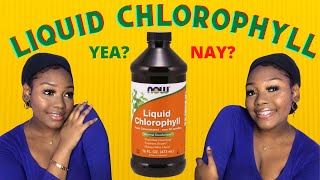 I tried LIQUID CHLOROPHYLL so you dont have to  PROS AND CONS  my THOUGHTS on CHLOROPHYLL WATER [upl. by Aehcsrop321]