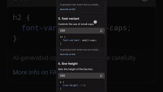 Font Properties in Css  Html Css tutorial for beginners 2024 html css coding webdesign [upl. by Enyamrahs]