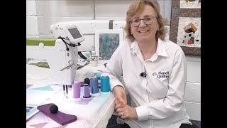 Facebook Live 9th August  NEW Moxie ST 18quot stationary longarm with stitch regulation  demo [upl. by Asiret483]