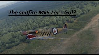 😂Spitfire Mk 5btrop My Suffering In Planes War Thunder Air RB😮‍💨 [upl. by Llennahc]