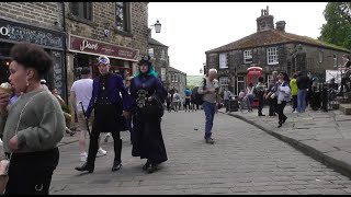 Steam Punk in Haworth at134pm Sunday 5th May 2024 Please subscribe to this channel [upl. by Adeline]