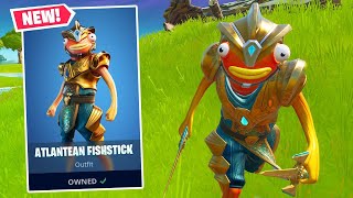 The NEW ATLANTEAN FISHSTICK Skin in Fortnite [upl. by Leatrice]