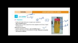 cours les lipides et correction des exercices3 ème sciences [upl. by Elleb]