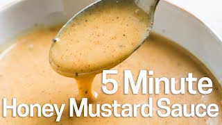 5 Minute Honey Mustard Sauce  Awesome Sauce [upl. by Whit337]