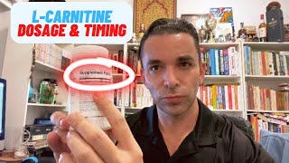 L Carnitine Dosage amp Timing [upl. by Samal40]