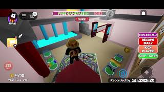 playing in roblox escape the freaky bully [upl. by Yengac]