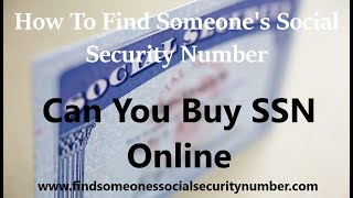 Can You Buy SSN Online What is Doxing Robocheck Ssndob Carding amp Fullz [upl. by Amadas]