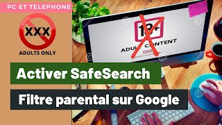 Comment activer ou désactiver le filtre adulte SafeSearch de Google  PC  Telephone [upl. by Dredi197]