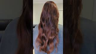 Copper hair transformation with 1 row of extension CopperHairExtensionsMelbourne [upl. by Hannon414]