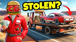 I Became a Tow Truck Driver that Sells STOLEN Cars in Used Cars Simulator [upl. by Alikee]