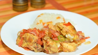 Pollo a la Mexicana  Recetas de pollo [upl. by Maidel427]