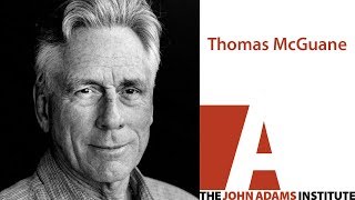 Thomas McGuane America at Large  The John Adams Institute [upl. by Sydalg]