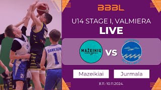 Mažeikiai 2011 vs Jurmala 2011  BBBL Boys U14 [upl. by Buxton]