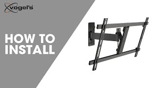 WALL 3325 WALL 3345  FullMotion TV wall mount  Vogels [upl. by Aicylla]