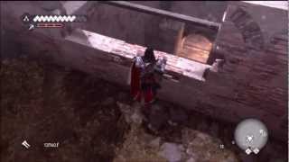 Assassins Creed Brotherhood Lair of Romulus Campagna District Tutorial How to Get To The Door [upl. by Mallis248]