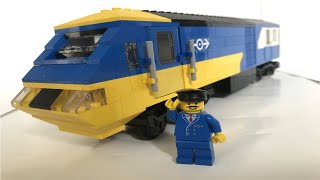 LEGO BR Class 43 HST Intercity 125 MOC [upl. by Innus]