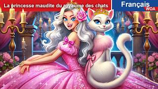 La princesse maudite du royaume des chats 👸 Contes De Fées 🌛 WOA  French Fairy Tales [upl. by Shimberg]