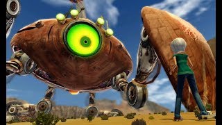 Monsters Vs Aliens  Ch 3 In the Canyons THE BIG STING  Part 16 Xbox 360 [upl. by Aihsined446]