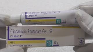 Clindac A Gel Review  Get Rid of Acne Pimples  Clindamycin phosphate [upl. by Fillian951]