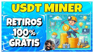 💸Minería de Usdt Sin Mínimo de Retiro💸Como Minar USDT en Automático GRATIS  Gana USDT sin Inversión [upl. by Hamlen]