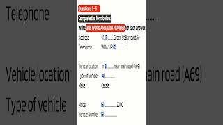 IELTS LISTENING SHORT [upl. by Acir]