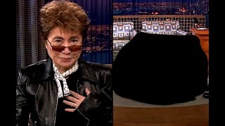 Yoko Ono amp Conan Get Into A Bag  Late Night with Conan O’Brien [upl. by Sadira413]