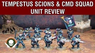 Unit Review Tempestus Scions and Command Squad  10th Edition Index [upl. by Eille823]