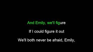 Emily  My Chemical Romance  Karaoke [upl. by Anelak]