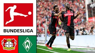 Bayer 04 Leverkusen vs Werder Bremen ᴴᴰ 14042024  29Spieltag  1 Bundesliga  FIFA 23 [upl. by Kcirdla]