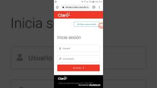 Como registrarse en Mi Claro abre una cuenta en mi claro y paga tus facturas recarga saldo y más 😎 [upl. by Airliah]