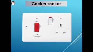 Cooker socket connectionElectrical cooker wiring diagram how to connect the electric cooker [upl. by Wolfe404]