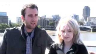 Evanna Lynch  Matthew Lewis Interview [upl. by Frankhouse311]