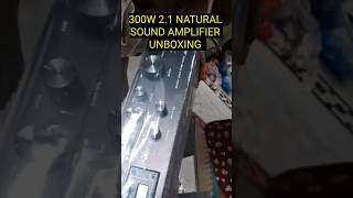 Natural Sound Amplifier 21 unboxing part  2 amplifier speaker poweramplifier soundking [upl. by Eyar]