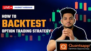 How to Backtest Option Trading Strategies [upl. by Beckman]