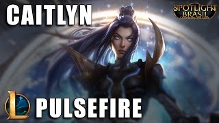 Pulsefire Caitlyn  League of Legends Completo [upl. by Lewak]