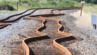 Incredible drone footage of Kaikouras devastated railway line [upl. by Sandberg]