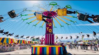 Las Vegas  Clark County Fair amp Rodeo Turkey Legs Corn Dogs amp Carnival Rides in Logandale NV 2024 [upl. by Albric46]