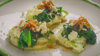 ASMR Heaven Yuca amp Sweet Potato Purée with Spinach [upl. by Rozelle855]