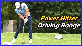 PGA Power Hitter quotBrooks Koepkaquot Solid Range Swing amp Slow MotionsㅣIron to Driver [upl. by Huston]