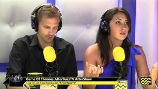 Game of Thrones After Show w Dan Hildebrand Season 3 Episode 8 quot Second Sons quot  AfterBuzz TV [upl. by Bocyaj]